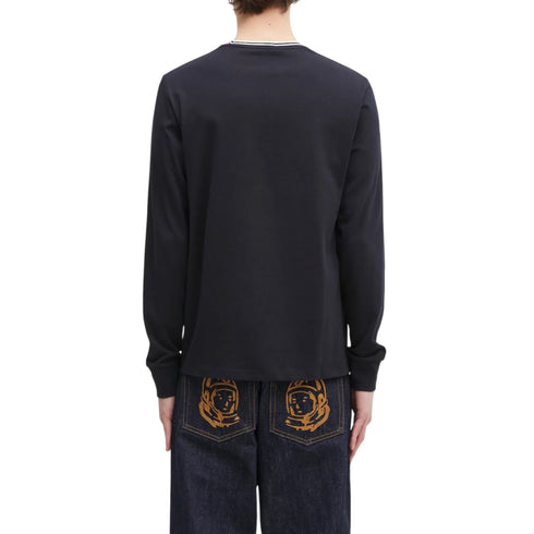T-shirt Uomo in cotone, con doppia riga a contrasto sullo scollo
